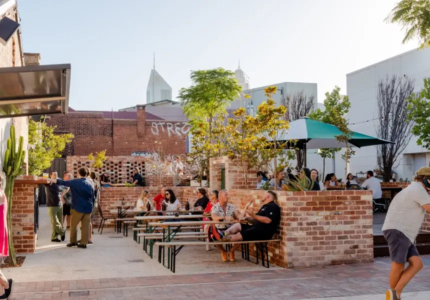 Creatives having lunch together
