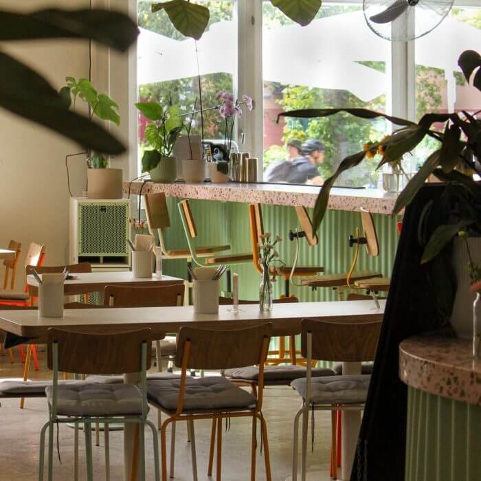 Creatives having lunch together