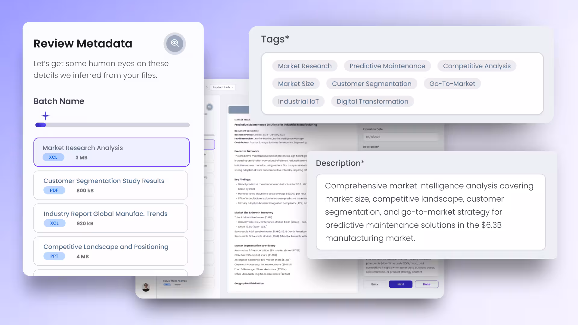 Narratize's intelligent knowledge management auto generates accurate metadata