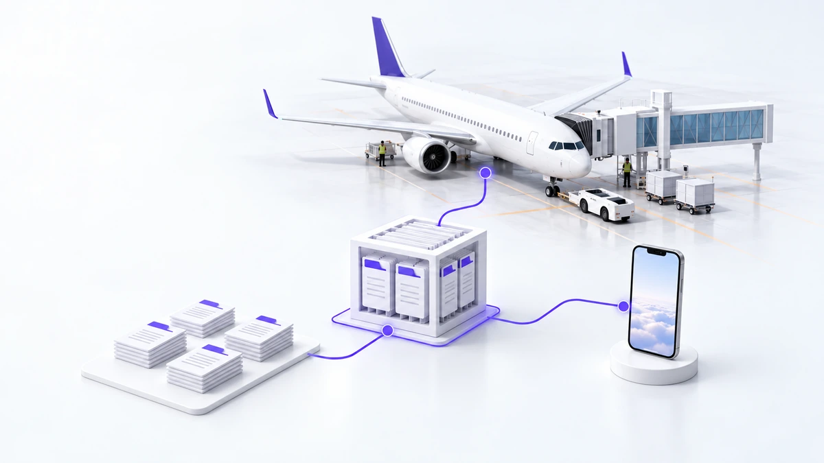 Aircraft operations, policy documents, and mobile access to product knowledge.