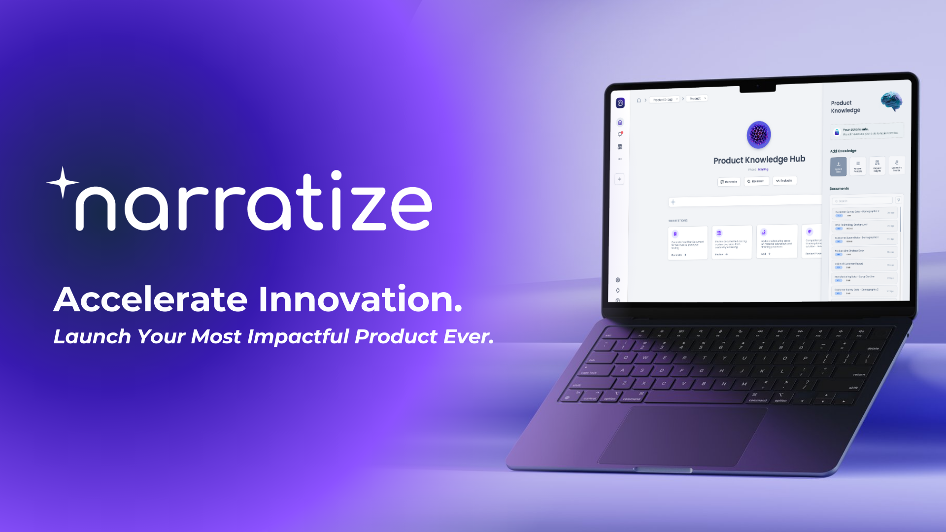 Narratize: Accelerate Innovation. Launch Your Most Impactful Product Ever.