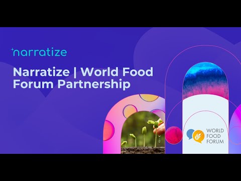 Narratize AI Empowers Innovators Addressing Global Hunger at the World Food Forum