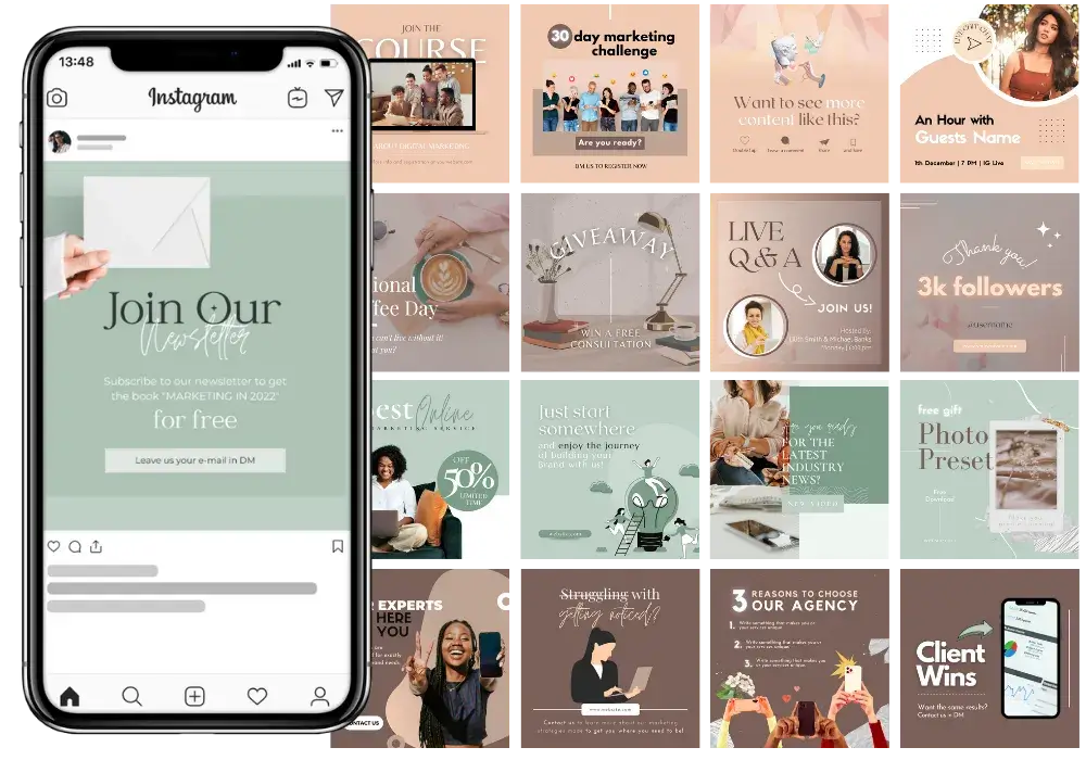 Template Promosi Social Media oleh SociaCal