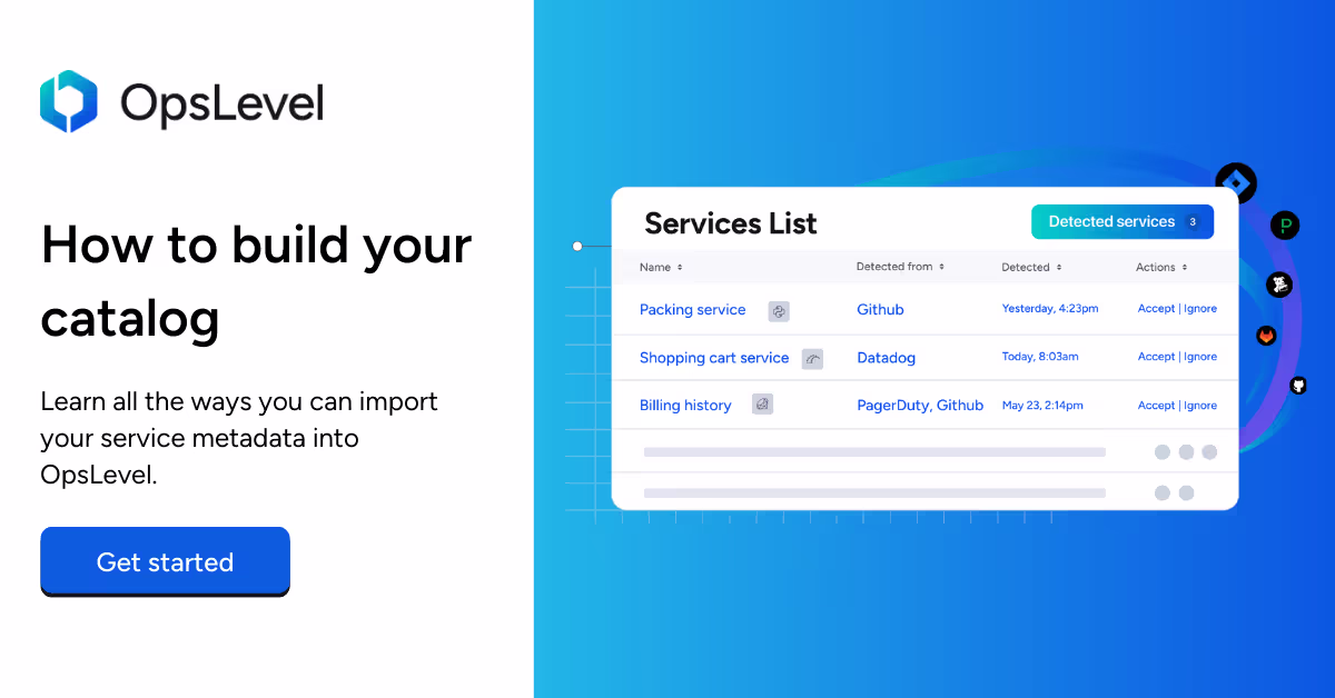 Building Your Service Catalog with OpsLevel: Embracing Automation with Catalog Engine
