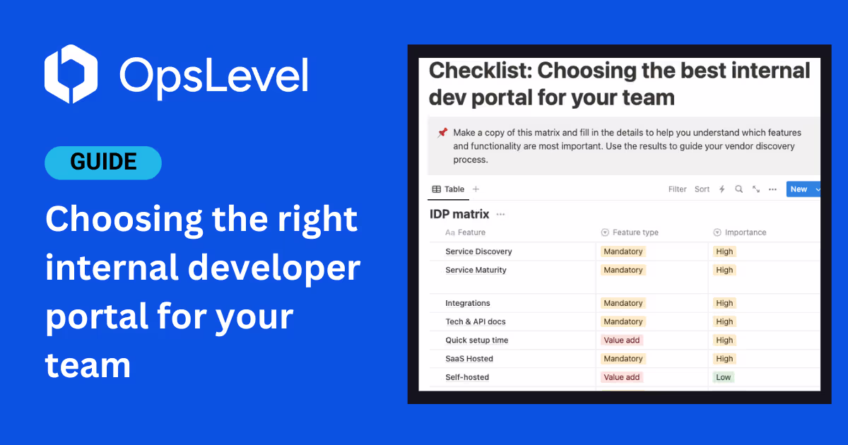 Finding your IDP: A comprehensive guide to choosing an internal developer portal