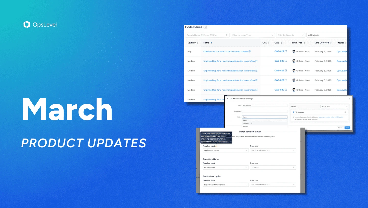 March Product Updates