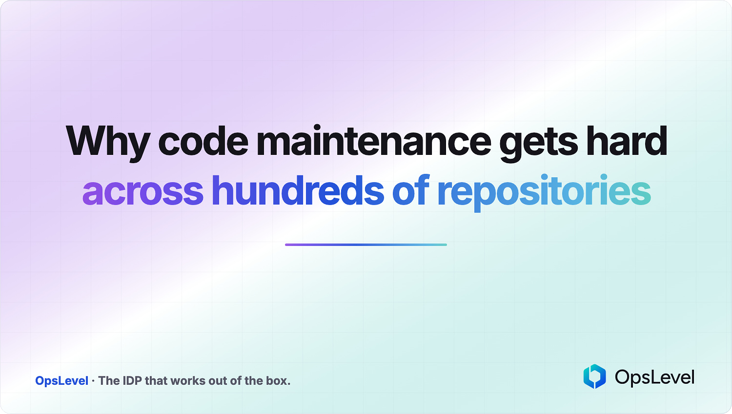 Why Code Maintenance Gets Hard Across Hundreds of Repositories