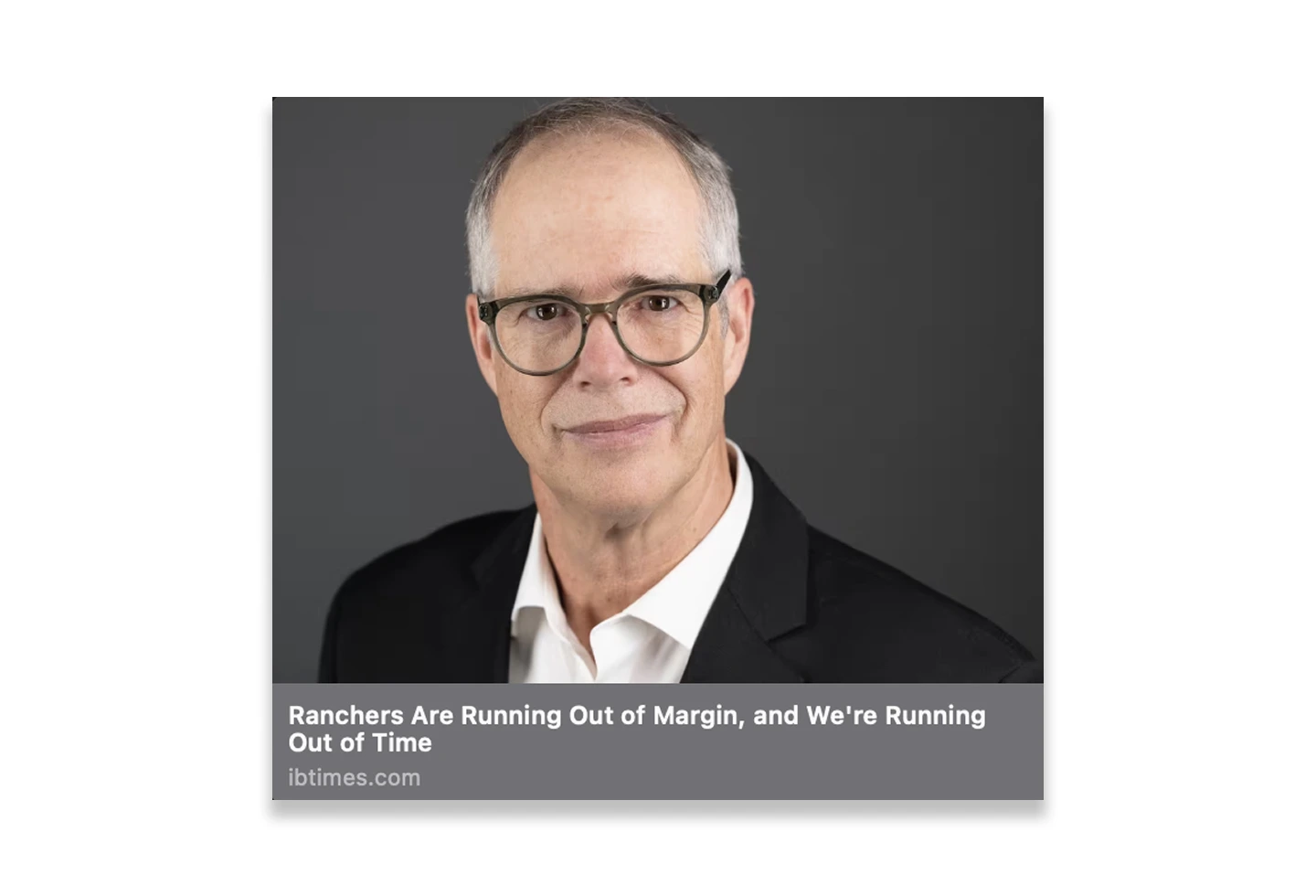 Ranchers Are Running Out of Margin, and We're Running Out of Time