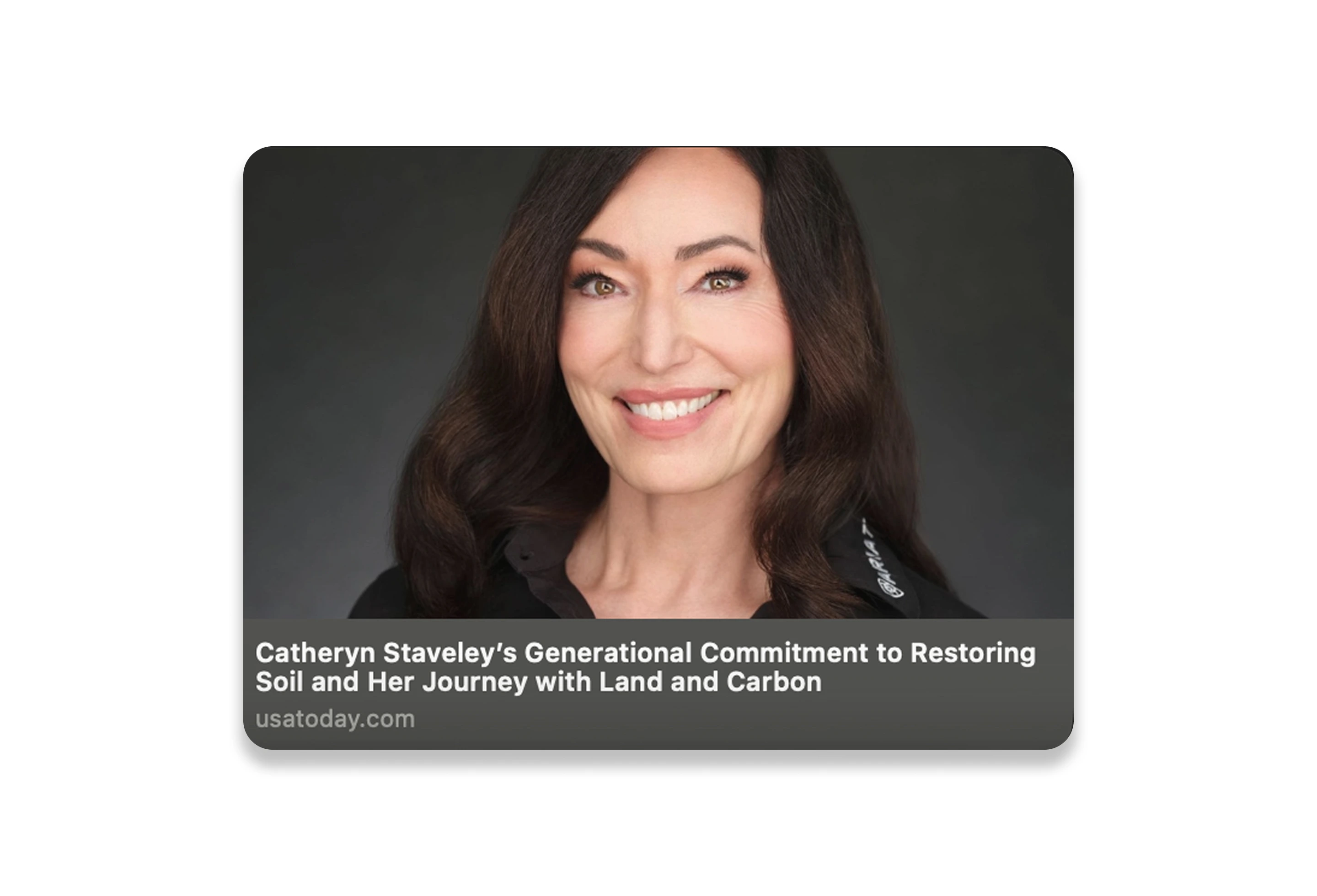 Catheryn Staveley’s Generational Commitment to Restoring Soil and Her Journey with Land and Carbon