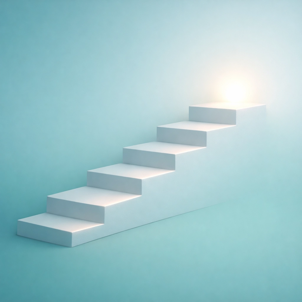 Visual representation of the simple step-by-step process for scaling a real estate portfolio.