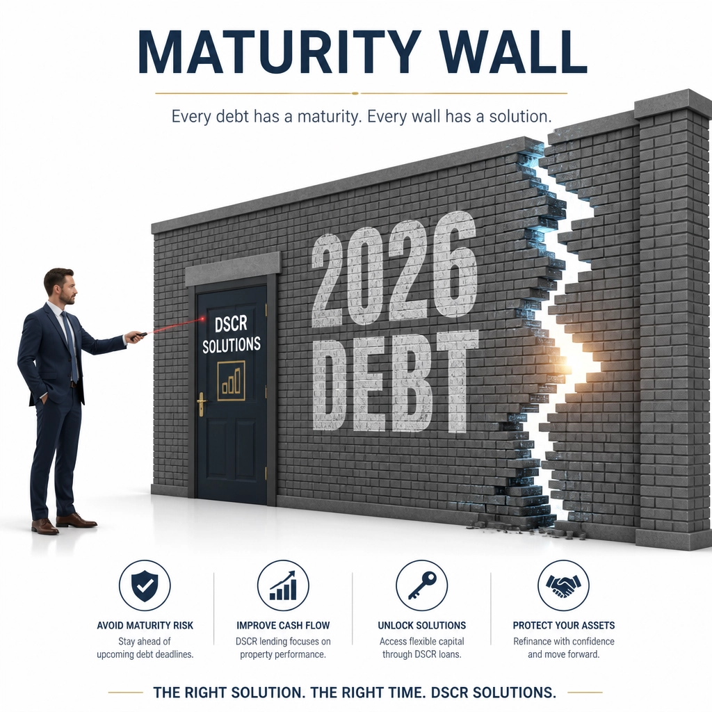 Infographic of the 2026 Maturity Wall