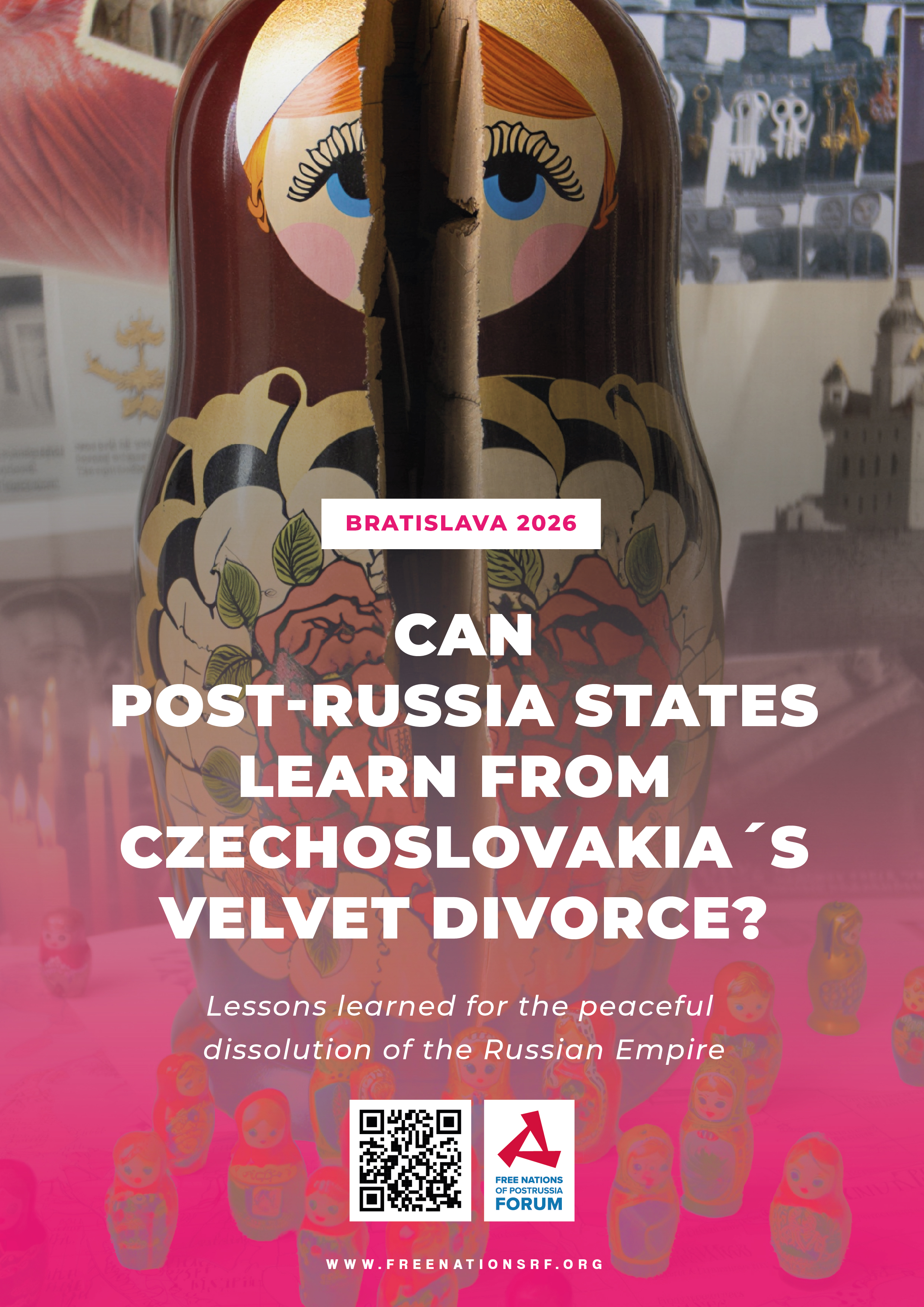 CAN POST-RUSSIA STATES LEARN FROM CZECHOSLOVAKIA'S "VELVET DIVORCE"?

Lessons for the peaceful dissolution of the Russian empire
Bratislava, Slovakia
June 17–18