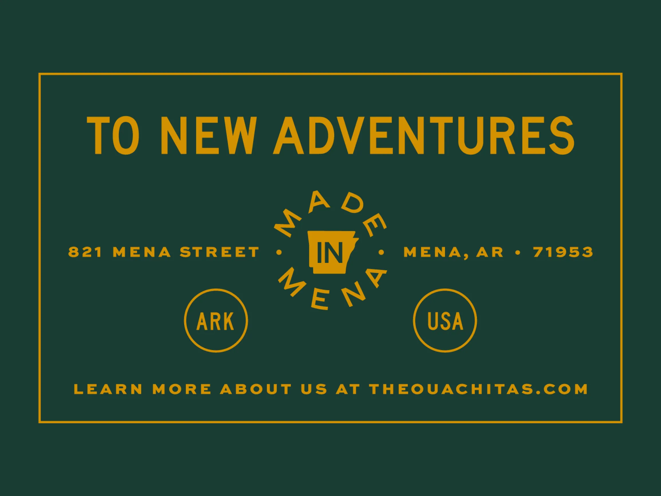 To New Adventures illustrated graphic design by Unbound Collective