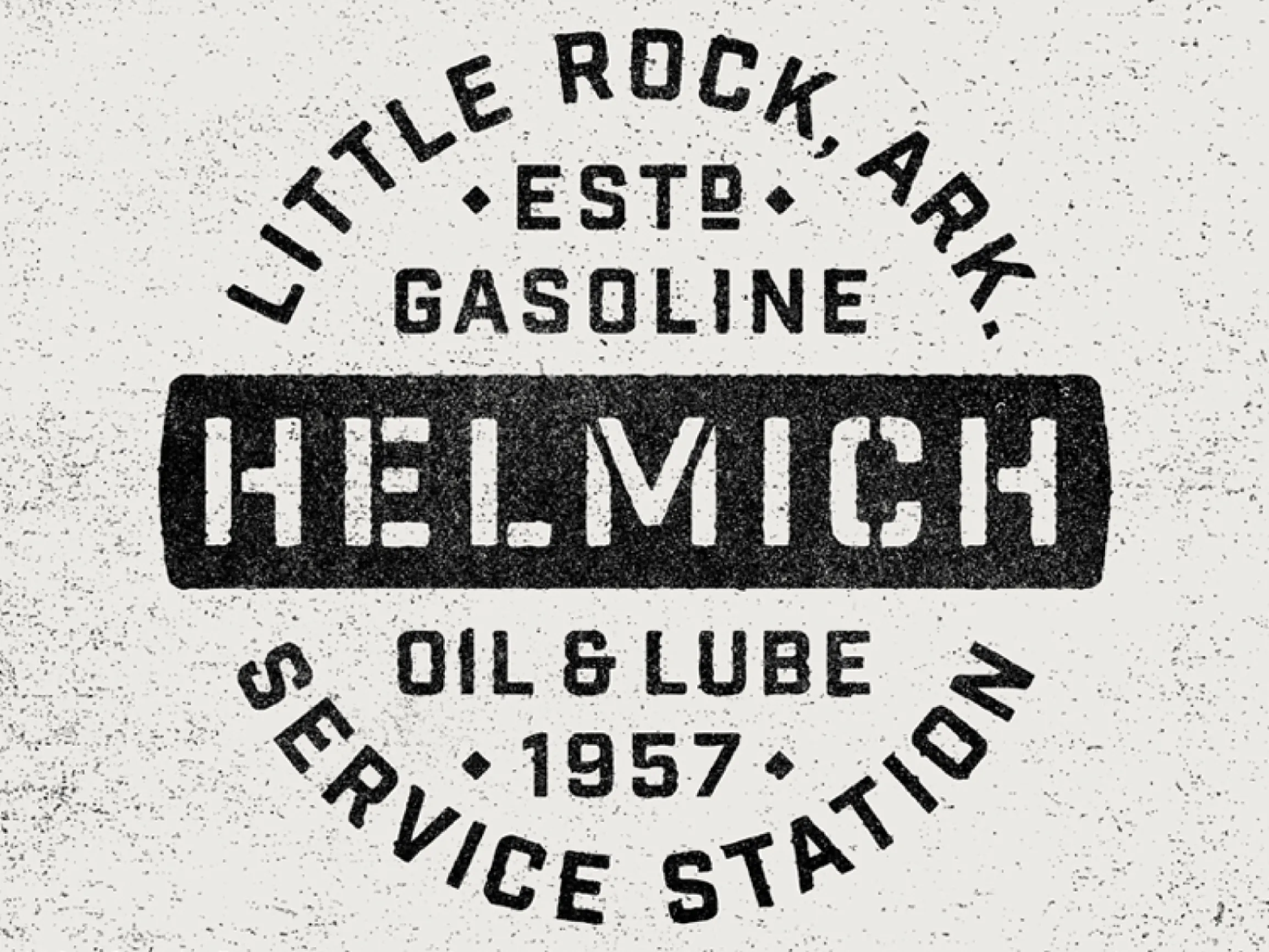 Helmich brand badge and emblem graphic design by Unbound Collective