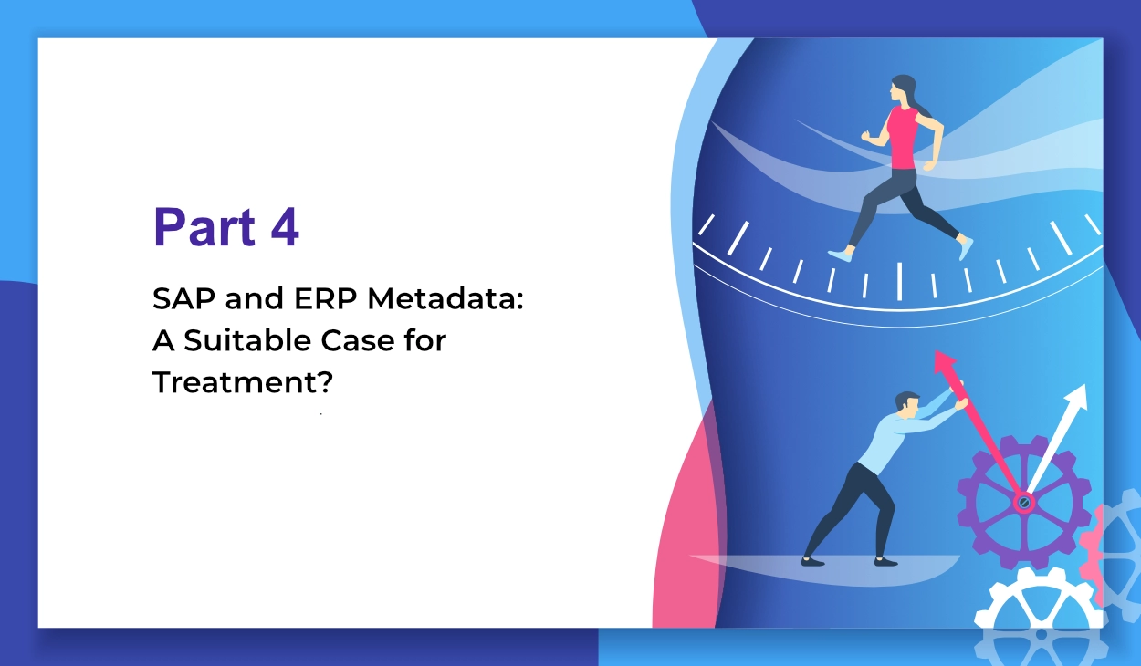 Infographic showing metadata discovery project.