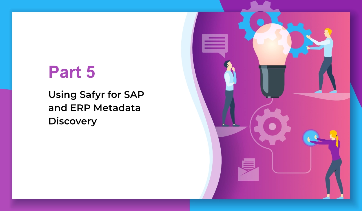 Infographic showing metadata discovery project.