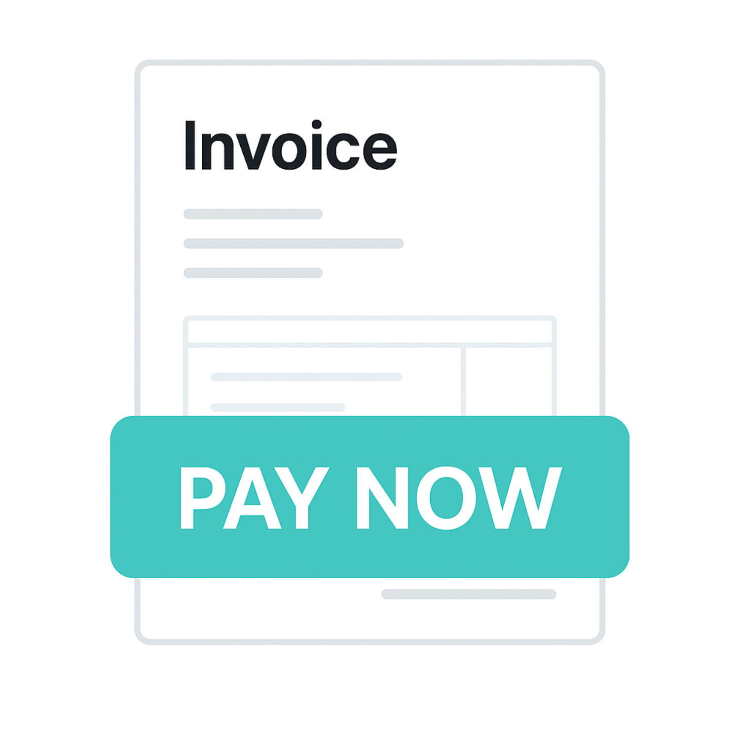Paidnice illustration showing a late fee being issues onto an invoice