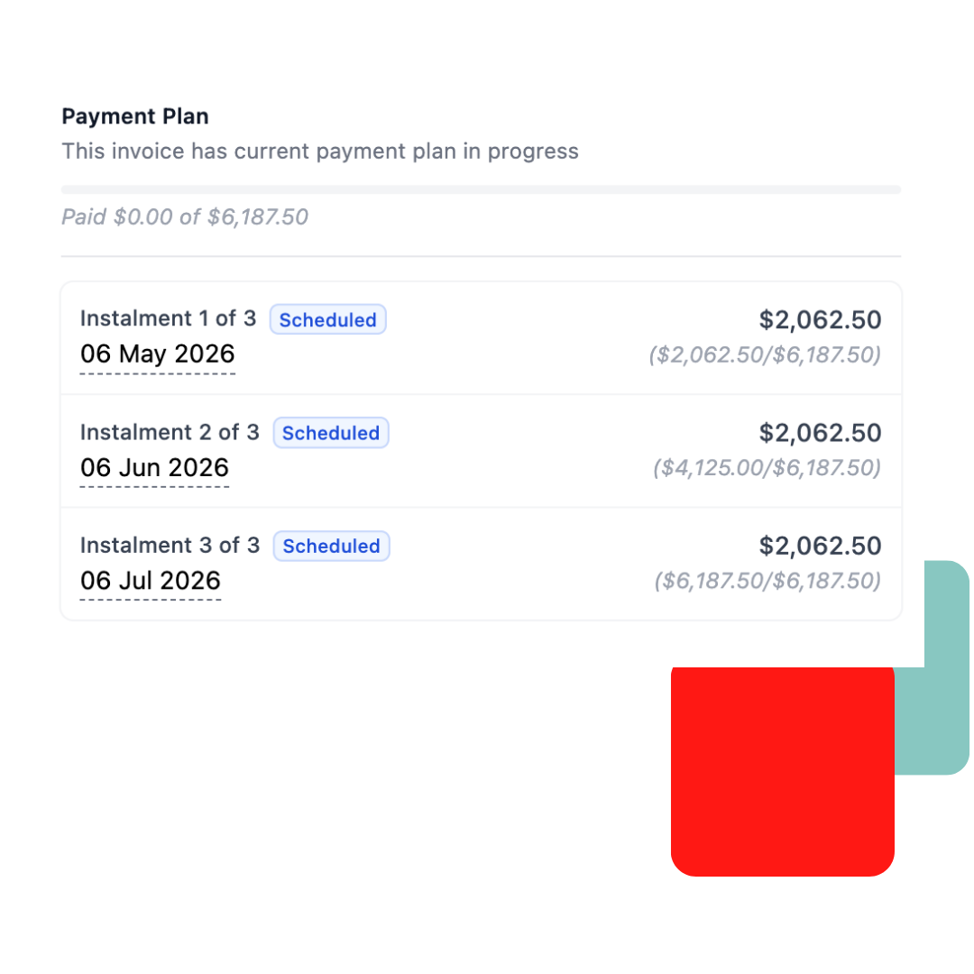 Paidnice illustration showing a late fee being issues onto an invoice