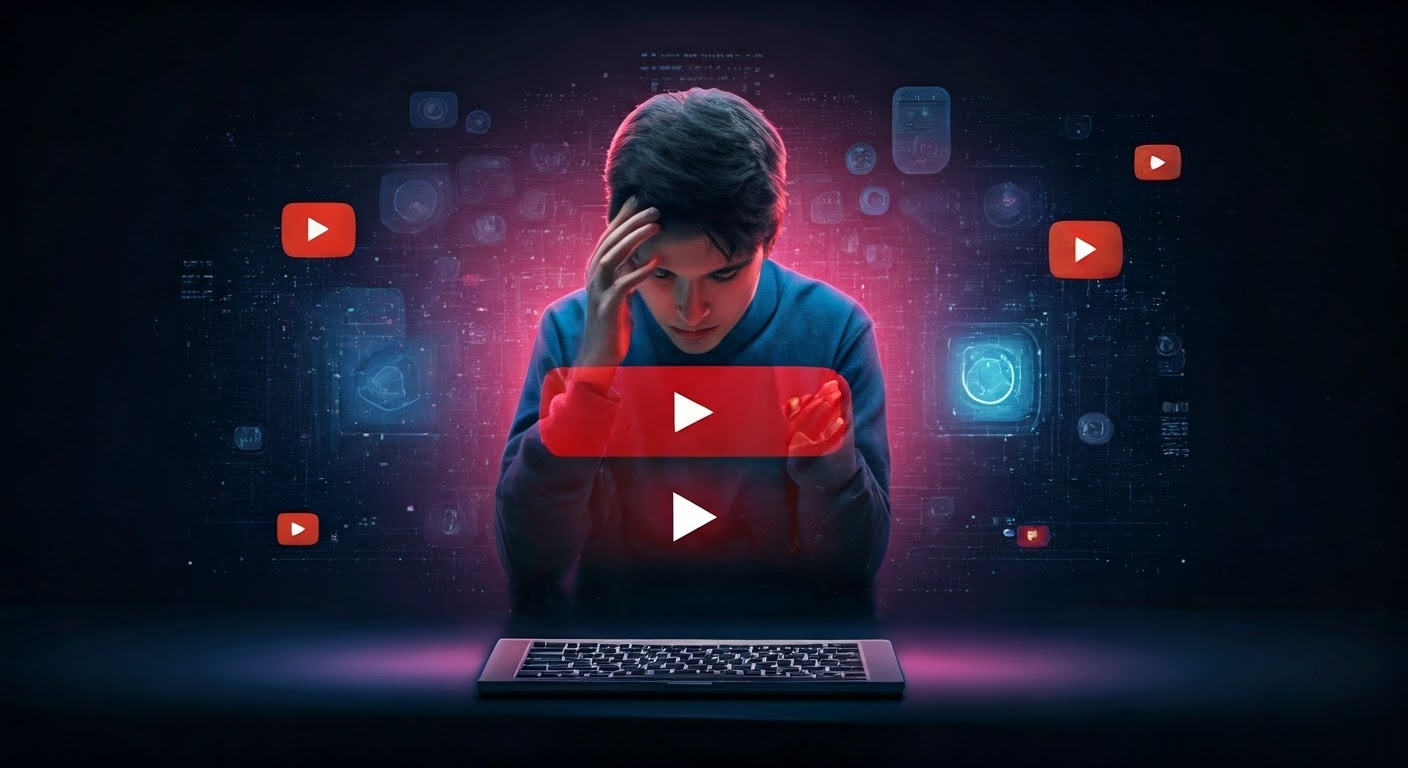 Person using Fiverr for YouTube marketing.