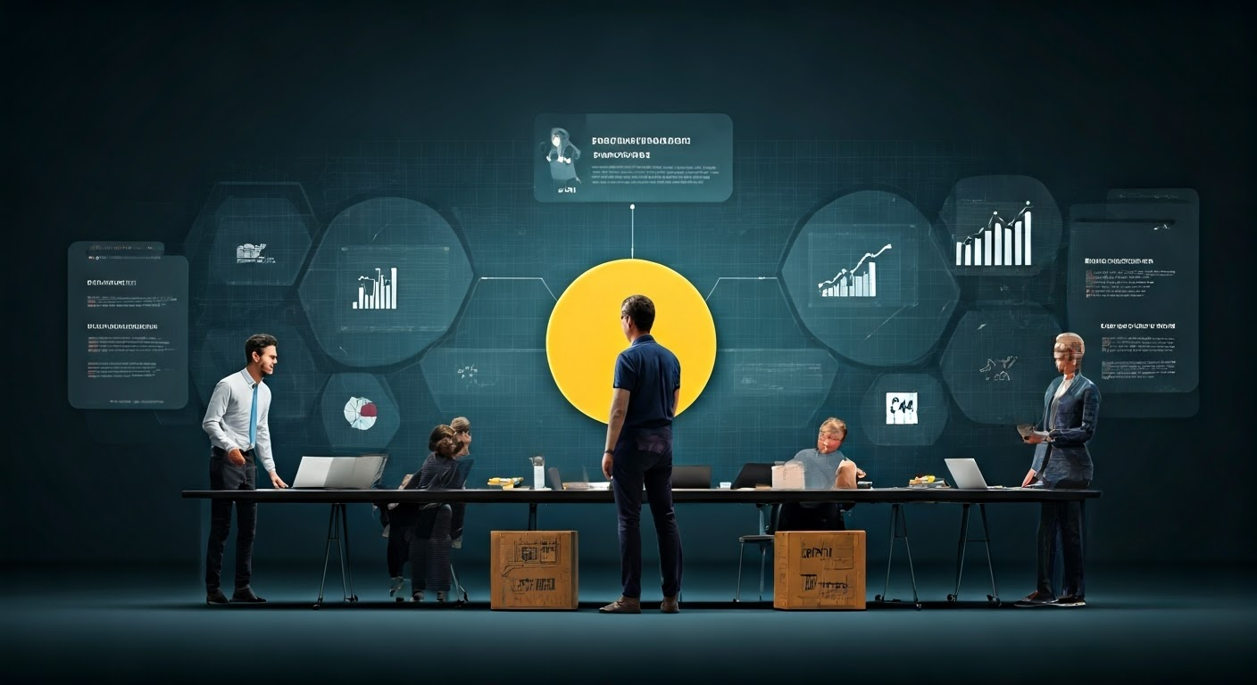 Marketers collaborating with Google AI tools.