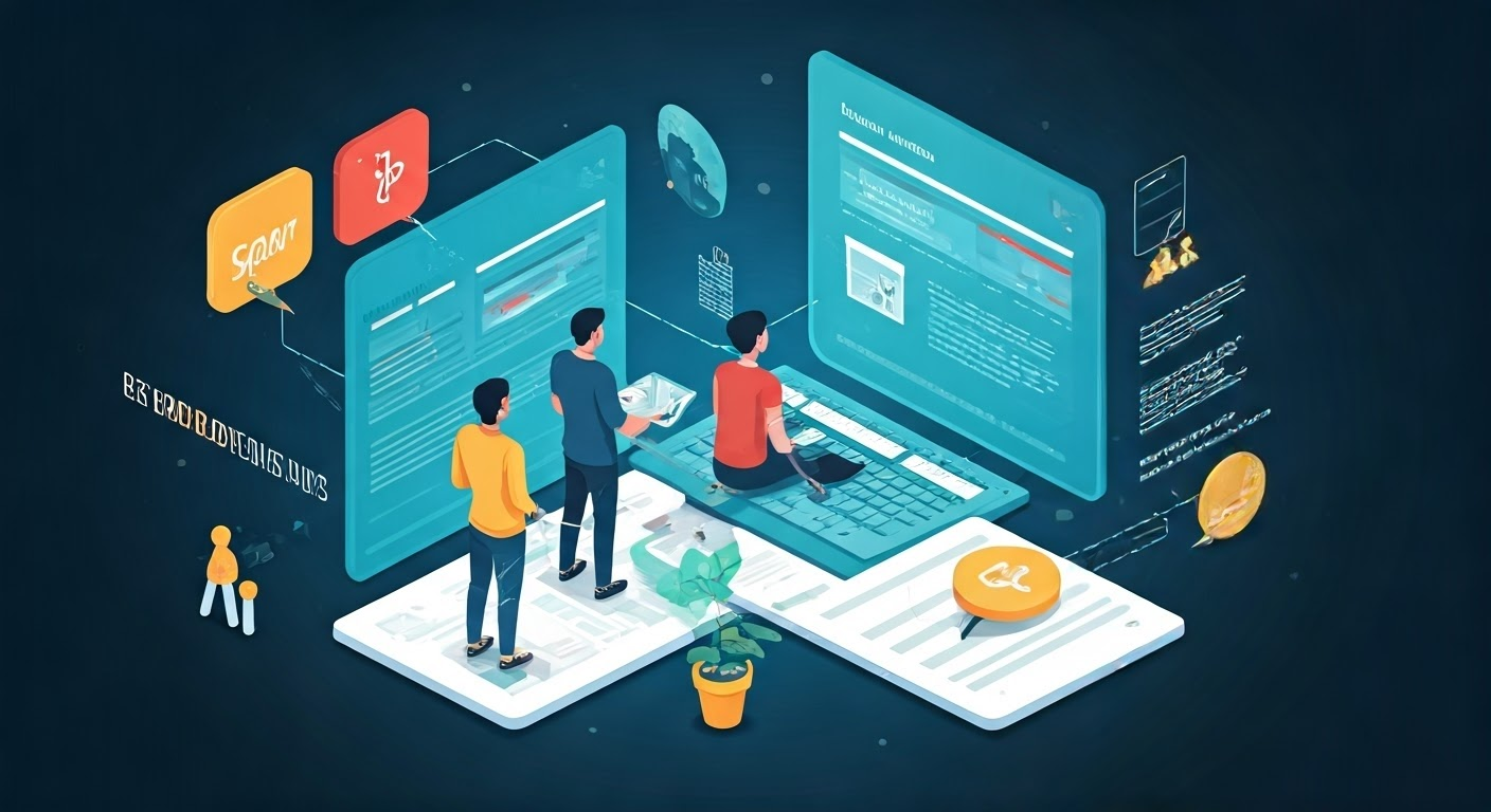 Collaboration over online advertising keywords.