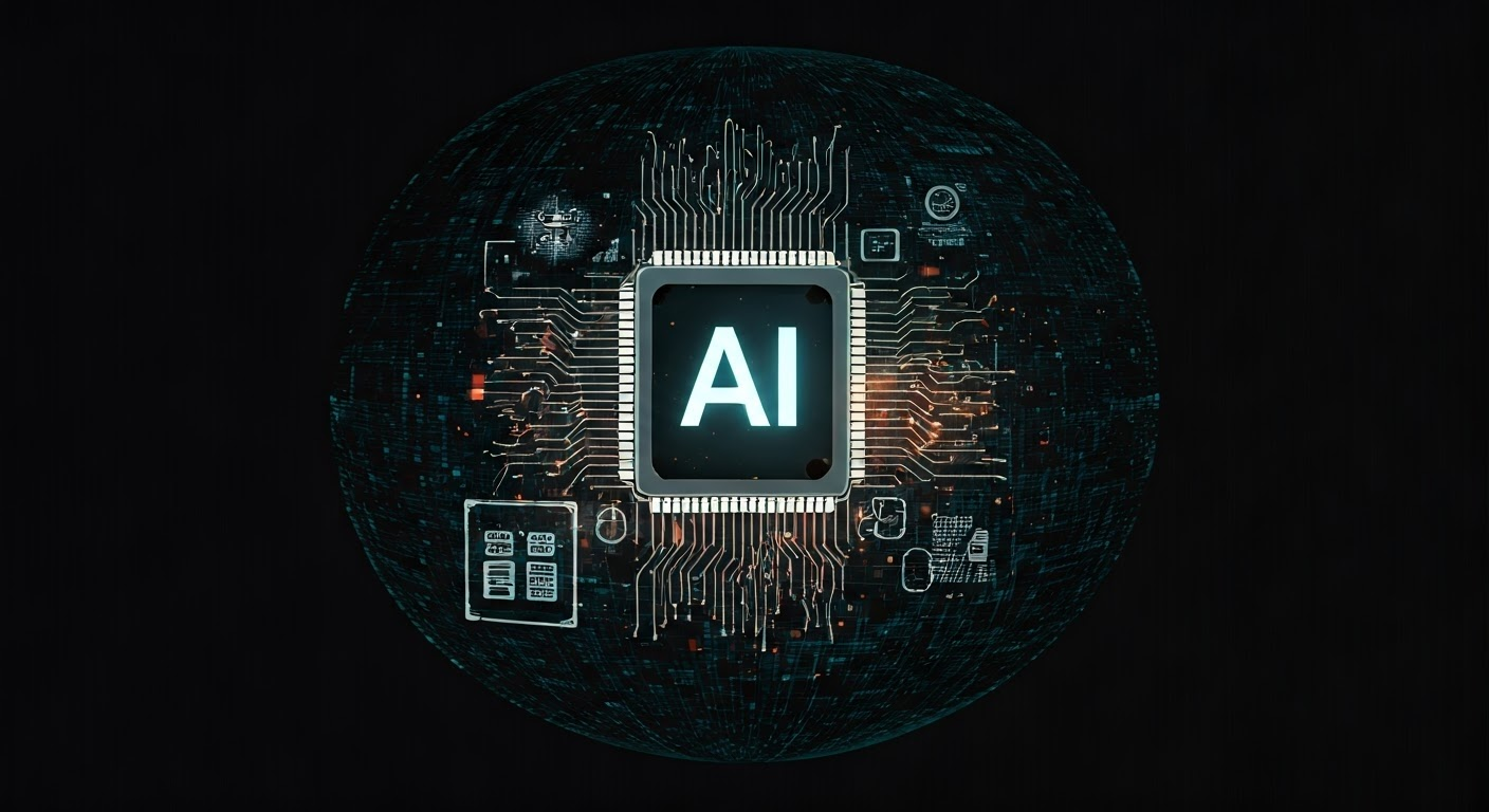Symbolic representation of AI in marketing.