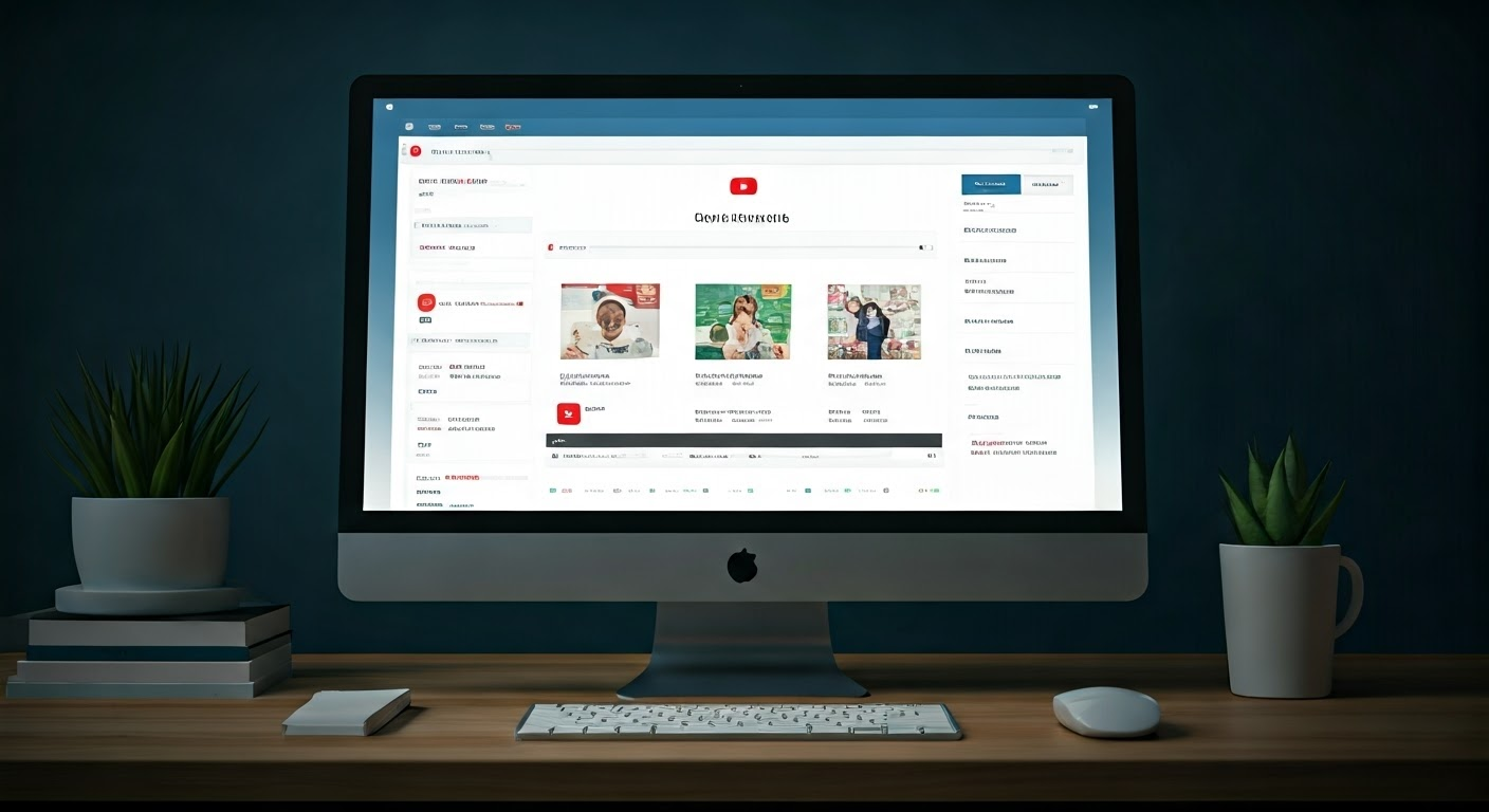 YouTube form ads on a computer screen.