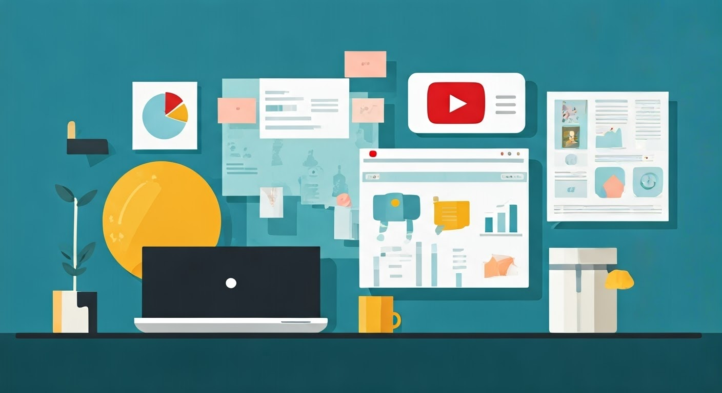 Marketer creating effective YouTube ads.