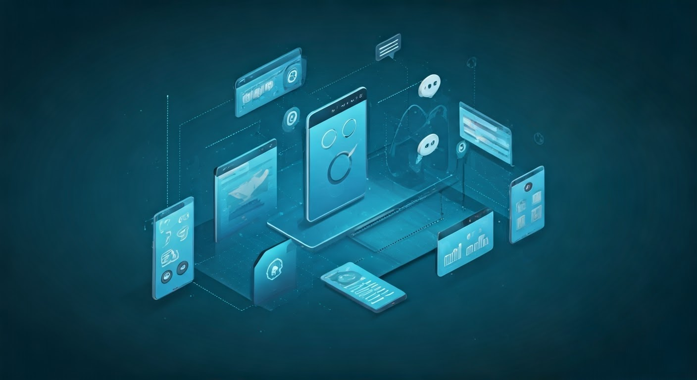 Marketing data integration illustration
