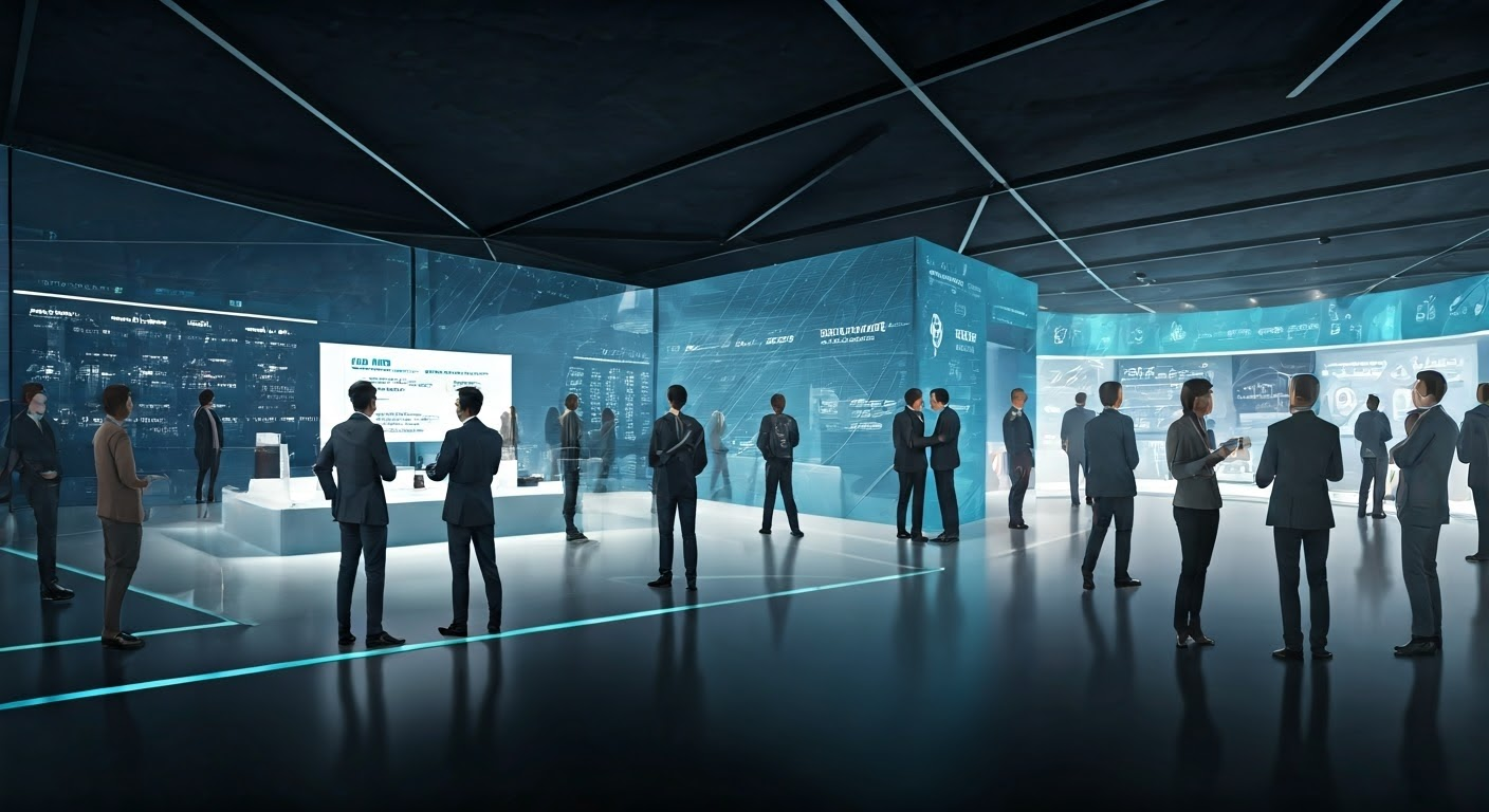 Futuristic B2B event networking