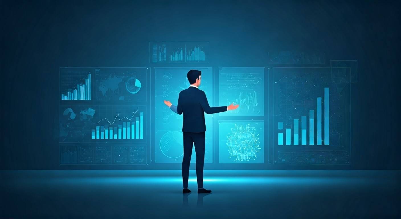 Diverse team analyzing AI strategies