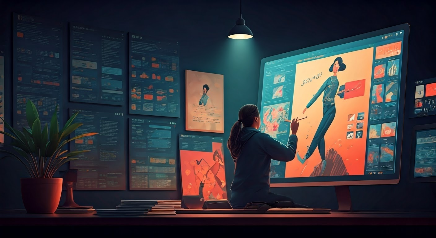 Creative workspace for AI ad design