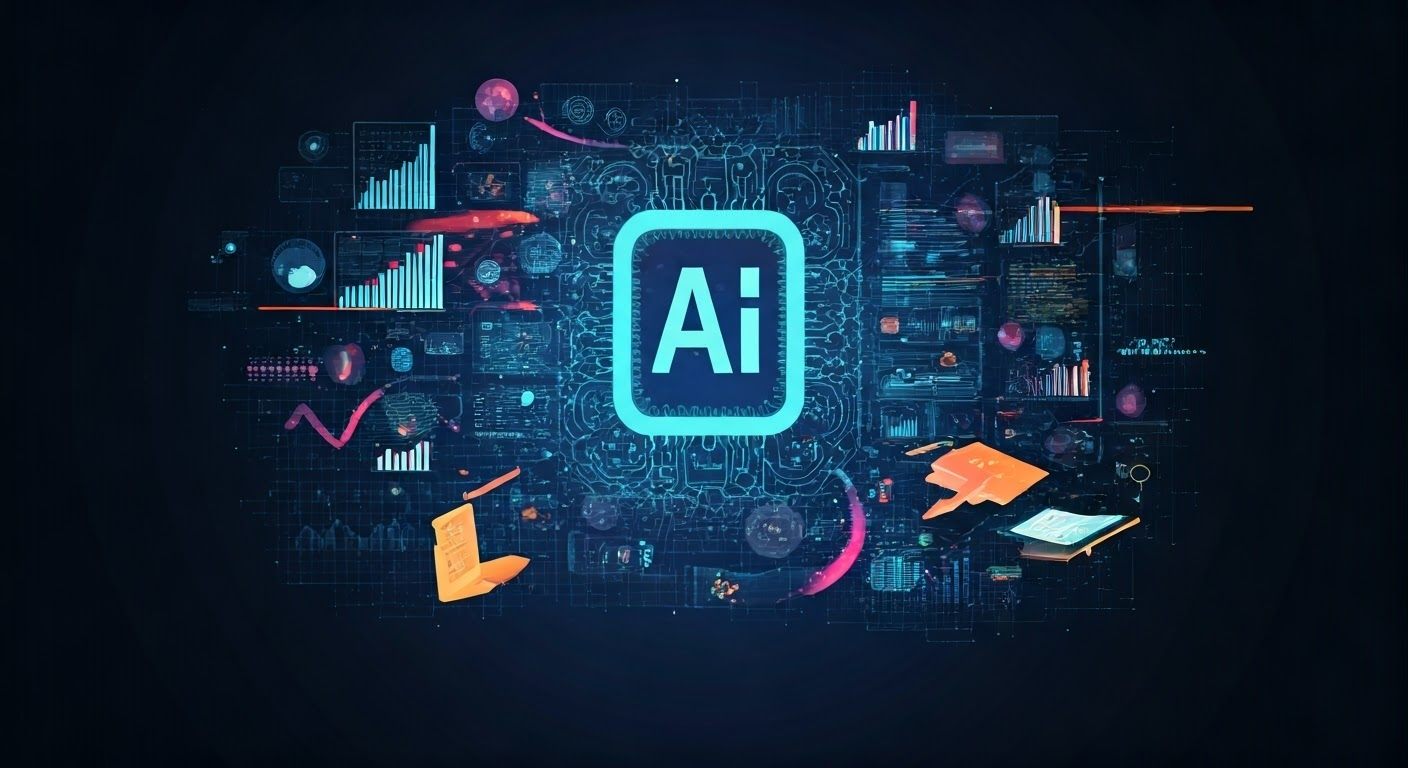 Creative team working on AI ads