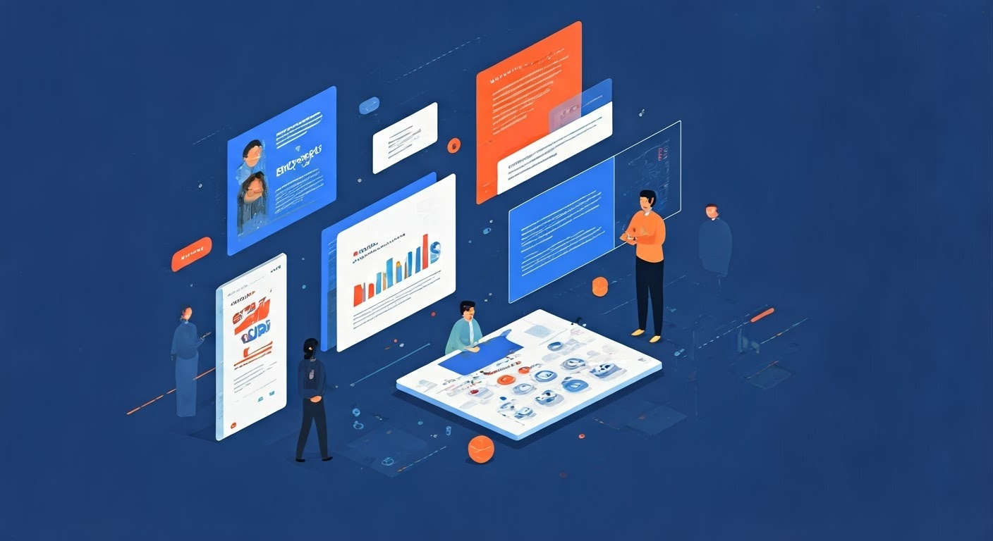 Illustration of Google Ads concept
