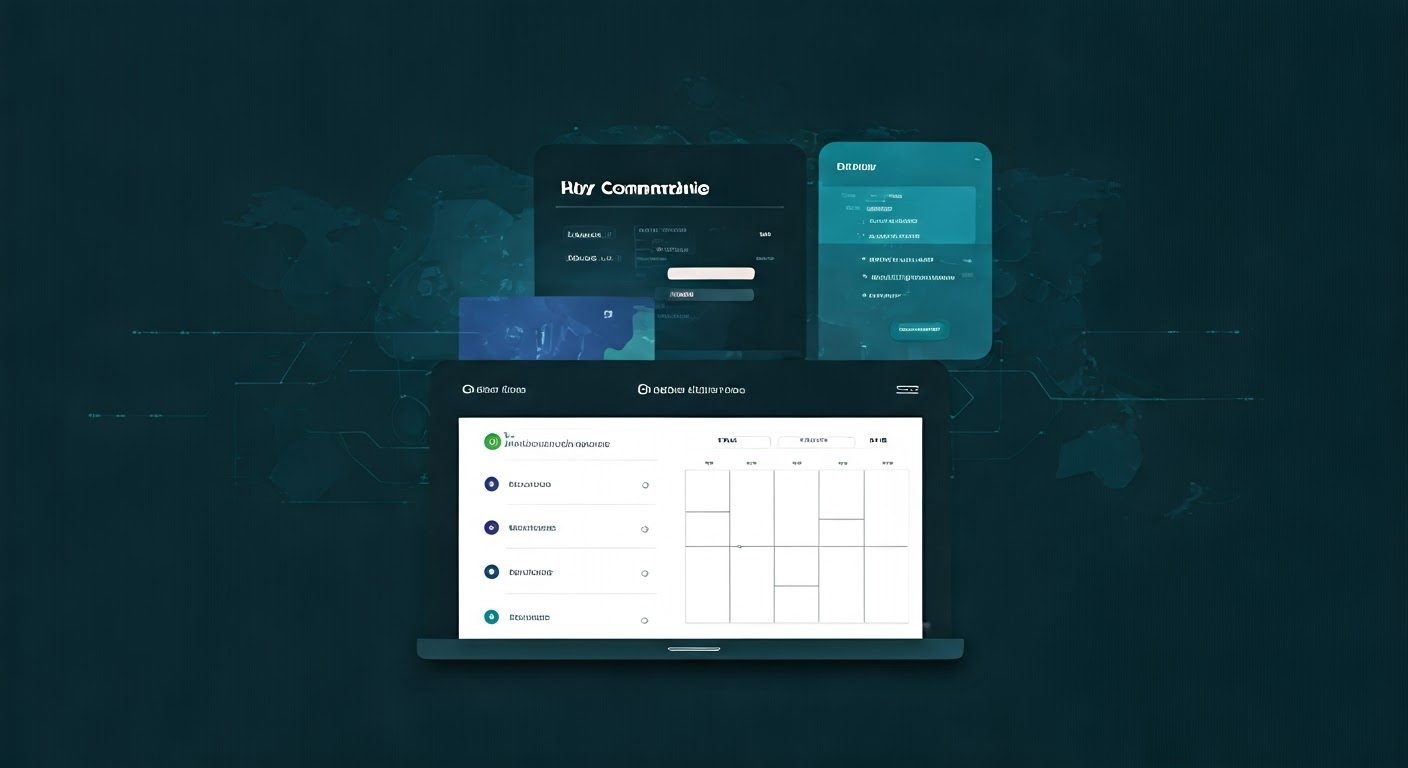 Ecommerce platform dashboard illustration