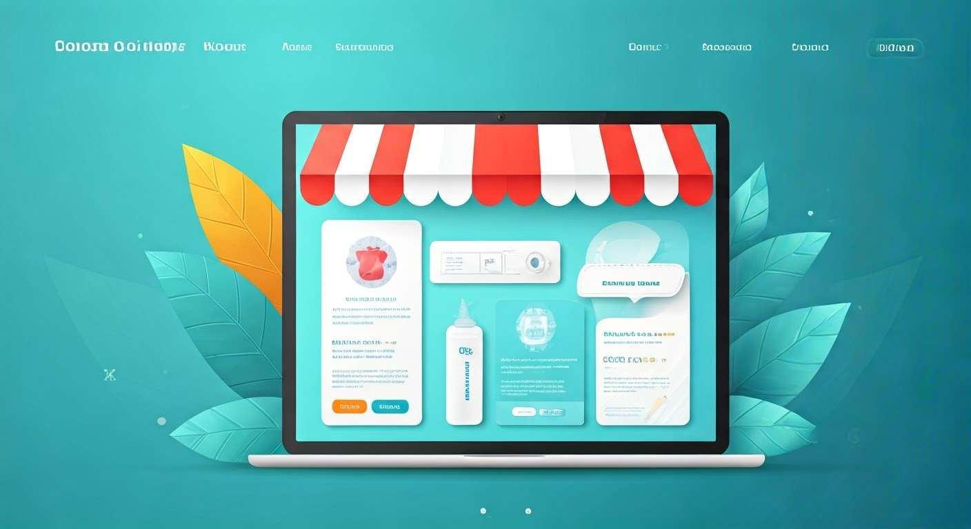 Visually appealing online store
