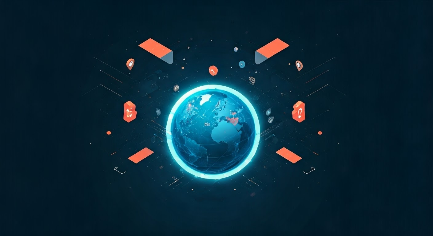 Digital artwork of brand growth