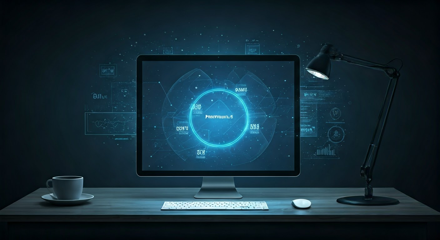 Digital artwork of Postwise.ai features