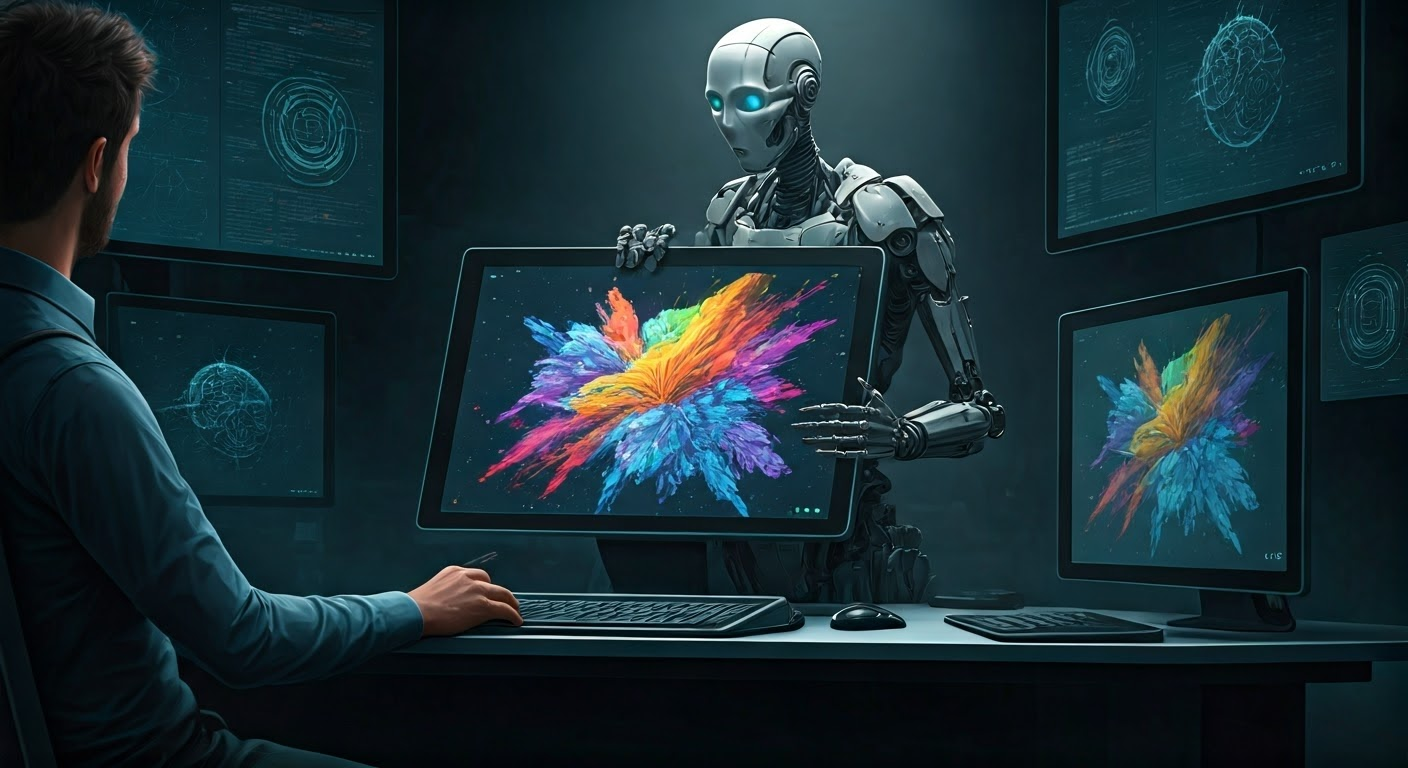 AI transforming sketches into images