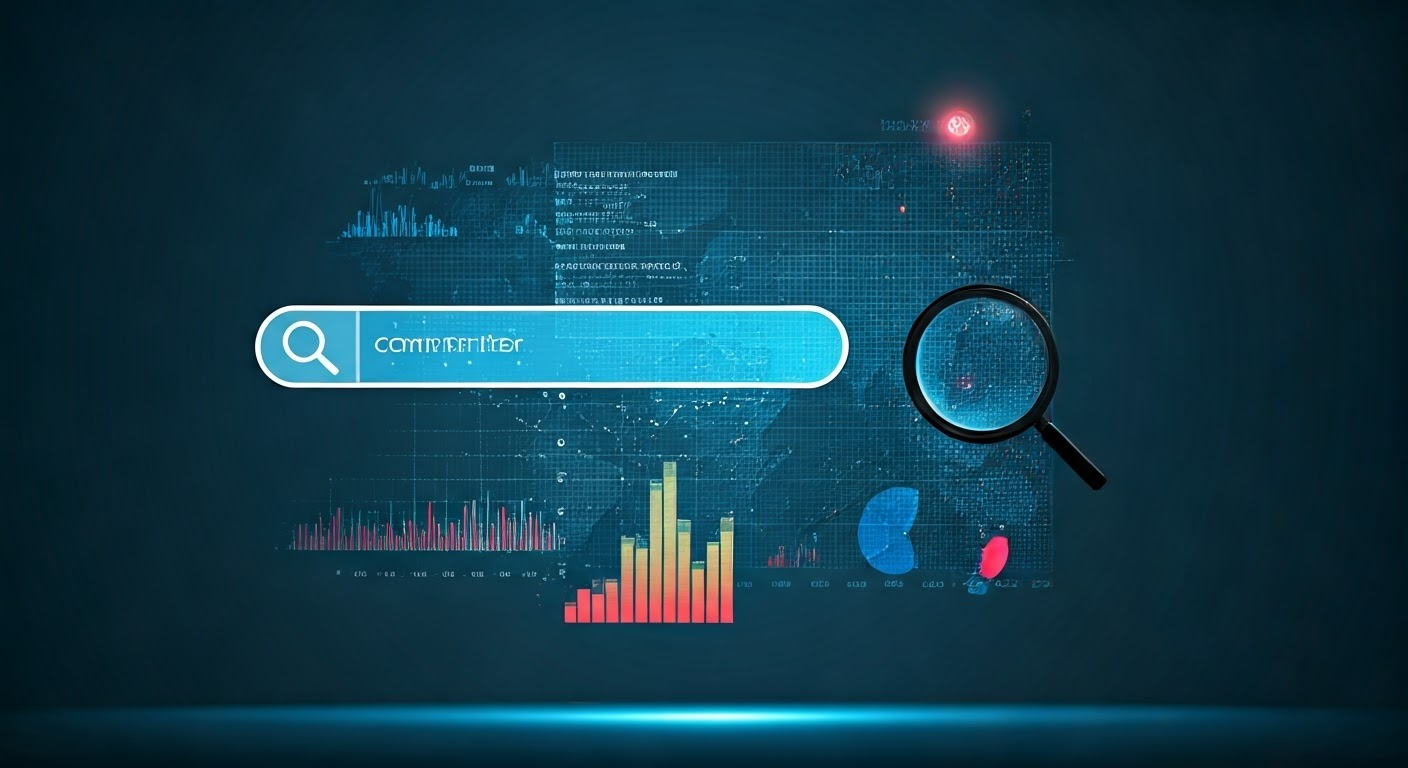 Visual representation of keyword search