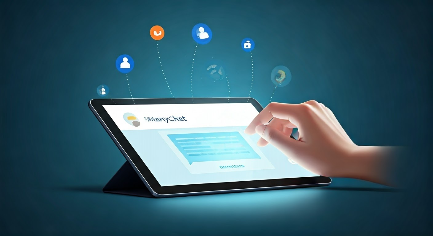 User setting up ManyChat account