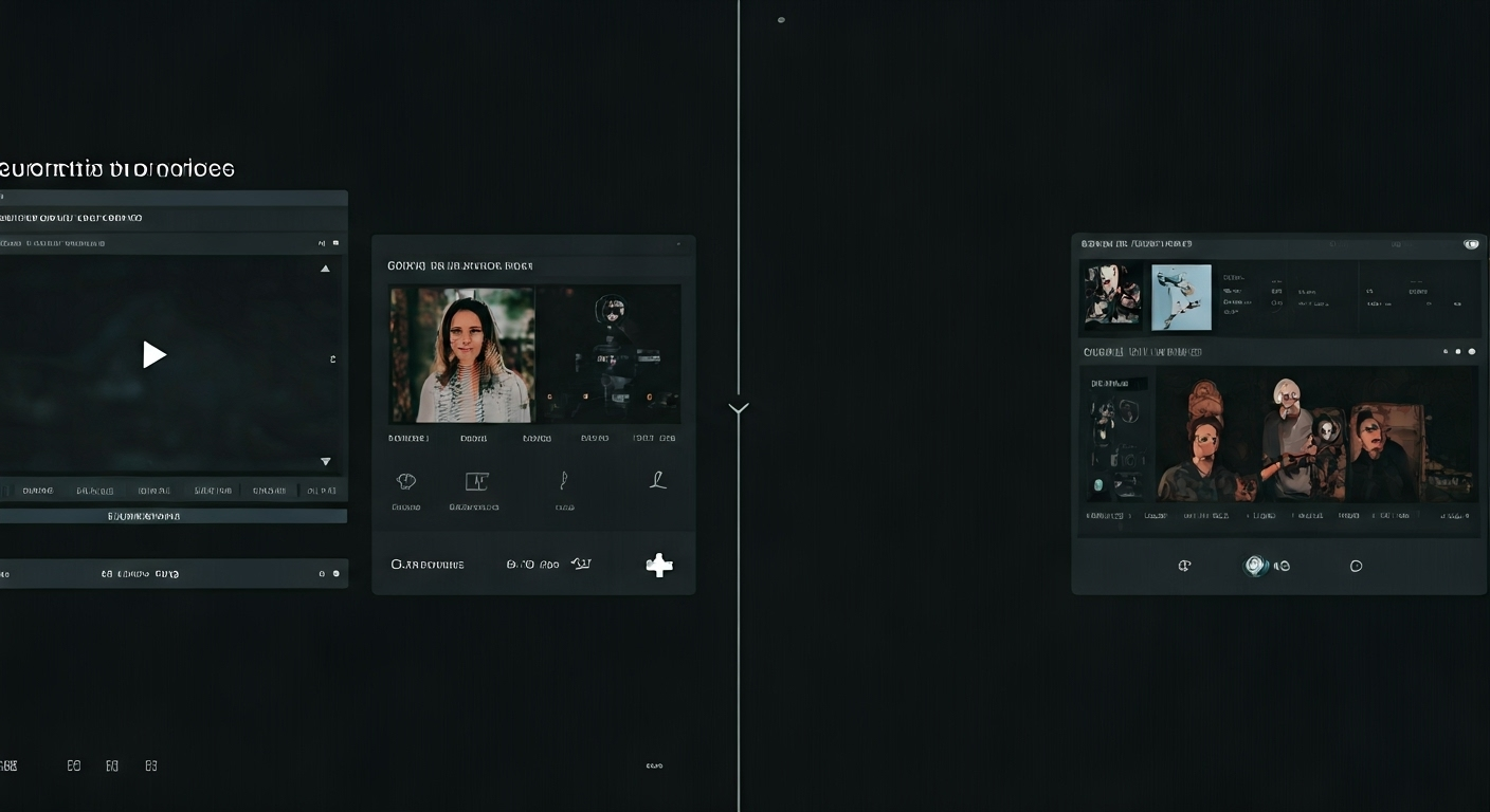 AI video creator features dashboard