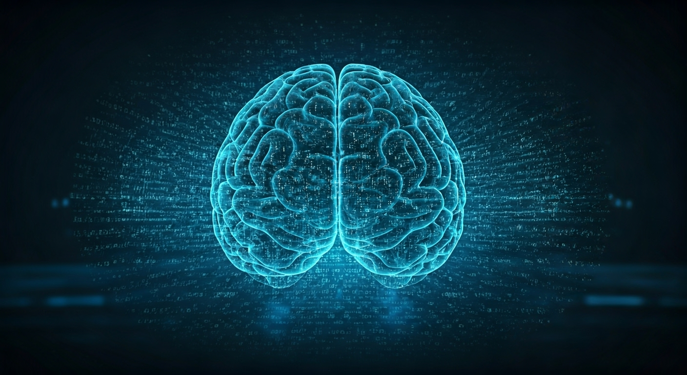Digital brain with language data flow