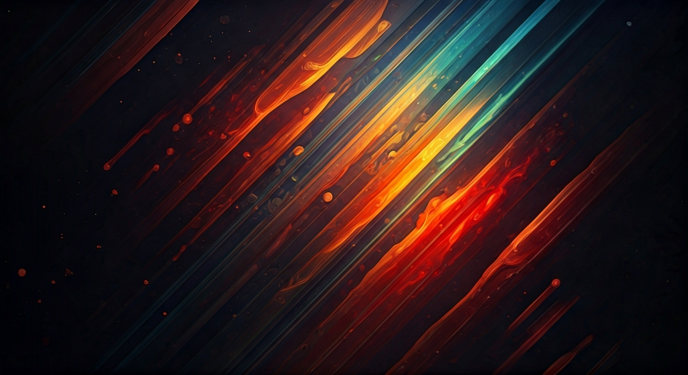 Abstract digital AI art