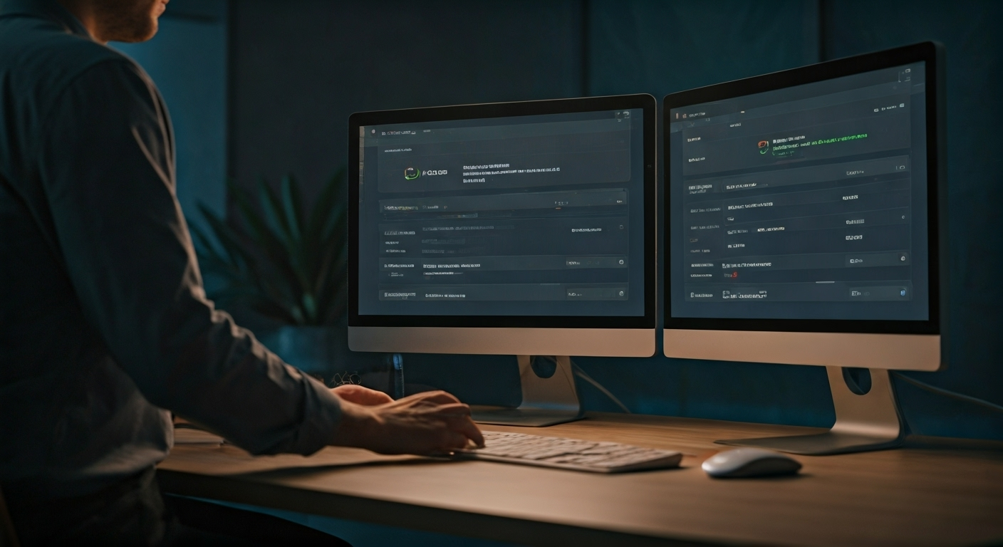 Analyst integrating AI and analytics