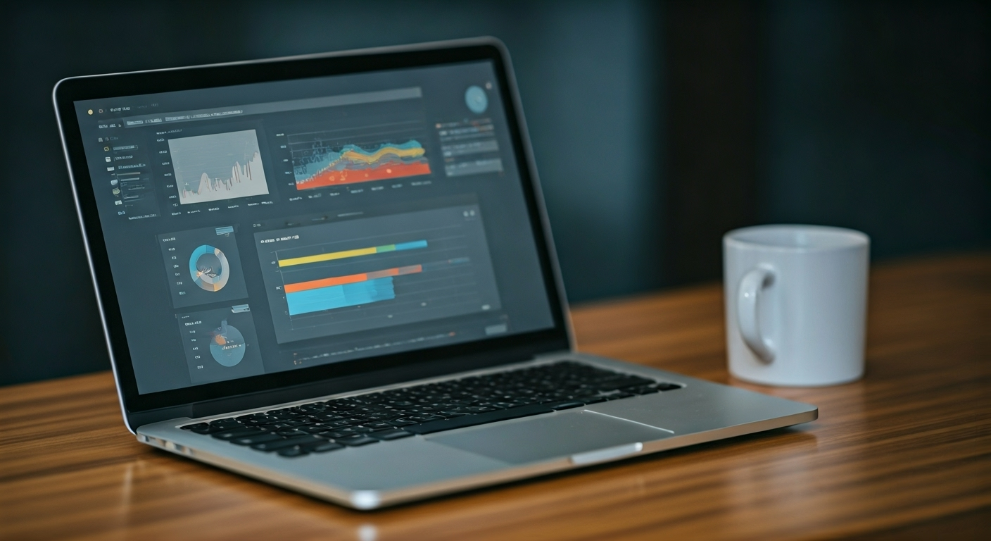 keyword tool dashboards on laptop