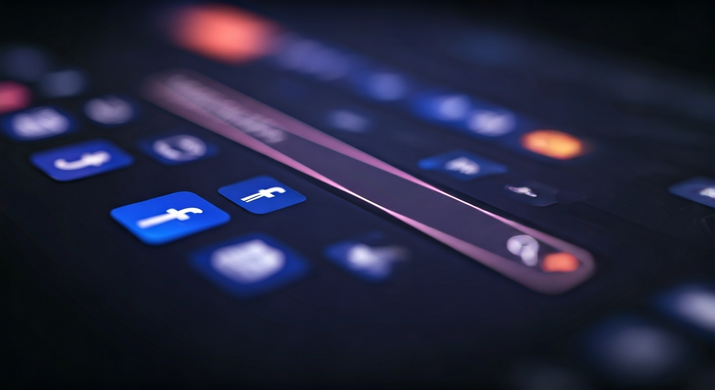 Facebook keyword search interface