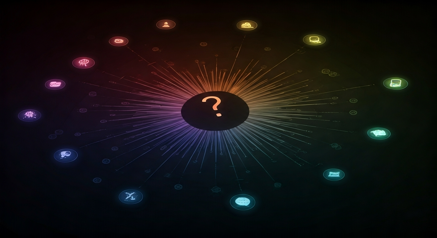Mind map of content ideas