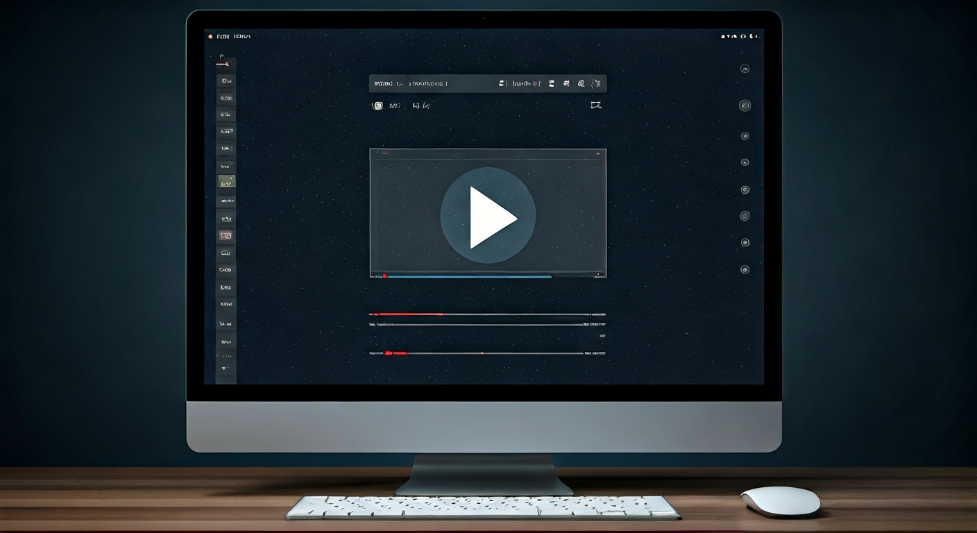 AI lyric video generator interface