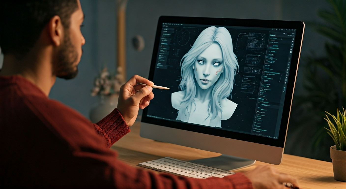 customizing avatar on computer